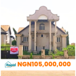 FOR SALE: 4 BEDROOM DETACHED DUPLEX WITH LARGE SPACE FOR BQ.